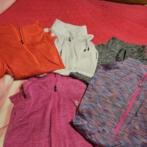 Lot Of 5 Underarmour Running Shirts XL